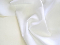 Ткань Габардин Белый 02 кач-во Фухуа 180 г/м² шир.150 см производства Китай состав Полиэстер 100%