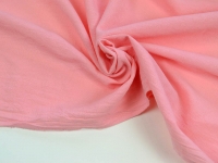 Ткань Одноцветная Сахарно-Розовая №7 с эффектом крэш 140г/м2 шир. 140см производства Китай состав 100% Хлопок